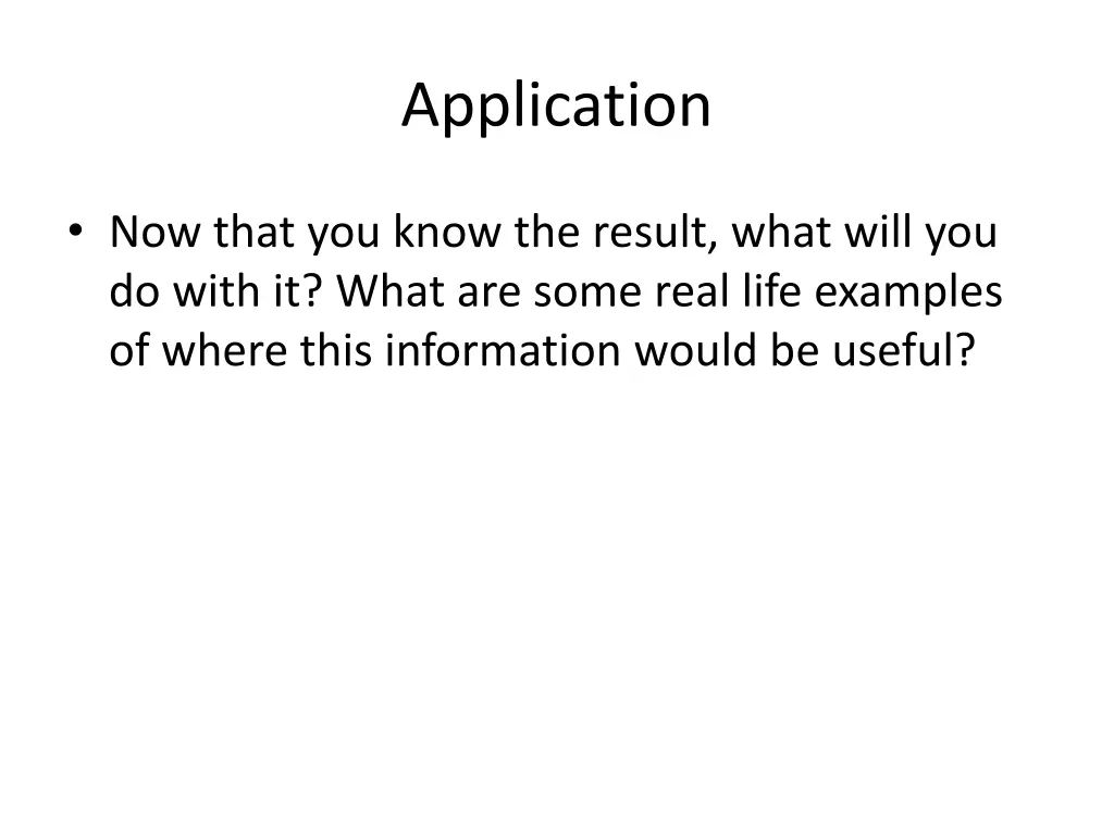 application