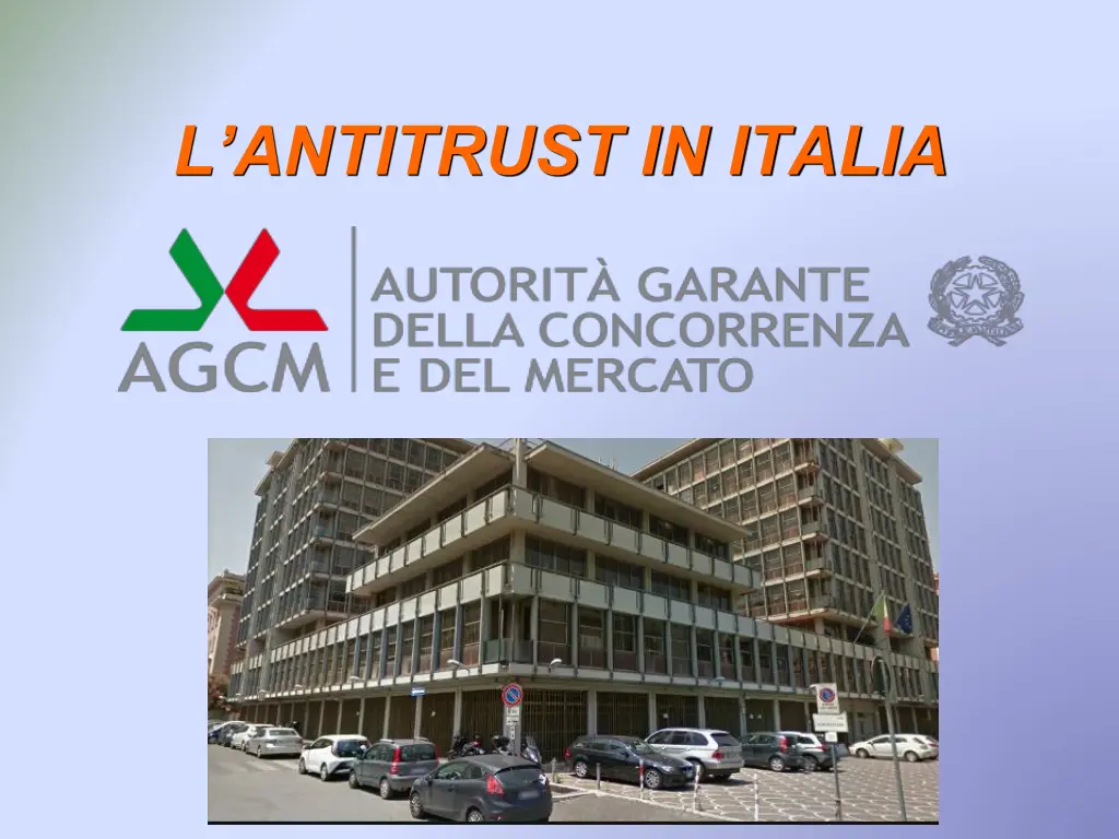 l antitrust in italia