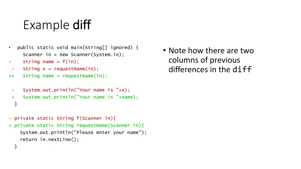 example diff 1