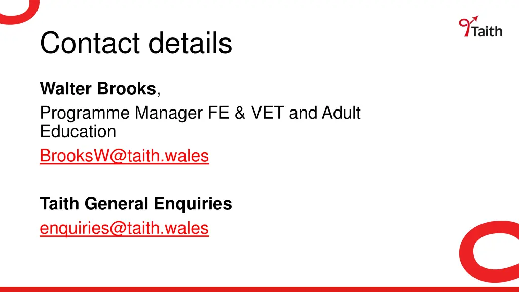 contact details