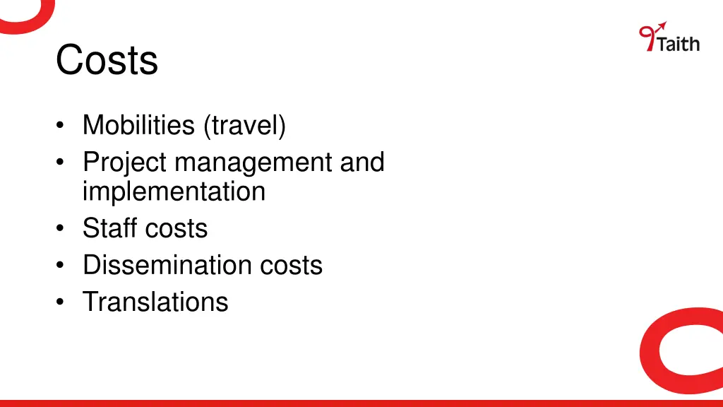 costs