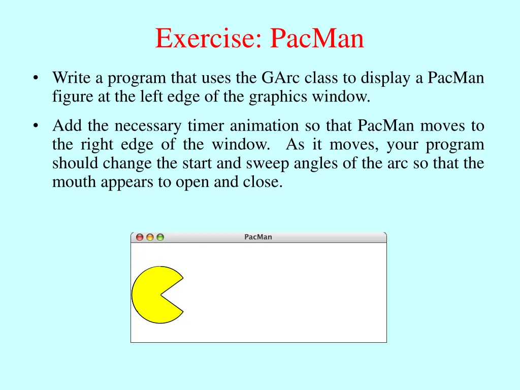 exercise pacman