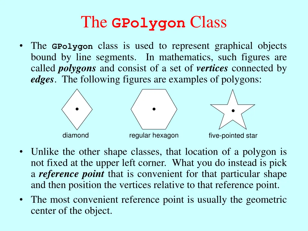 the gpolygon class