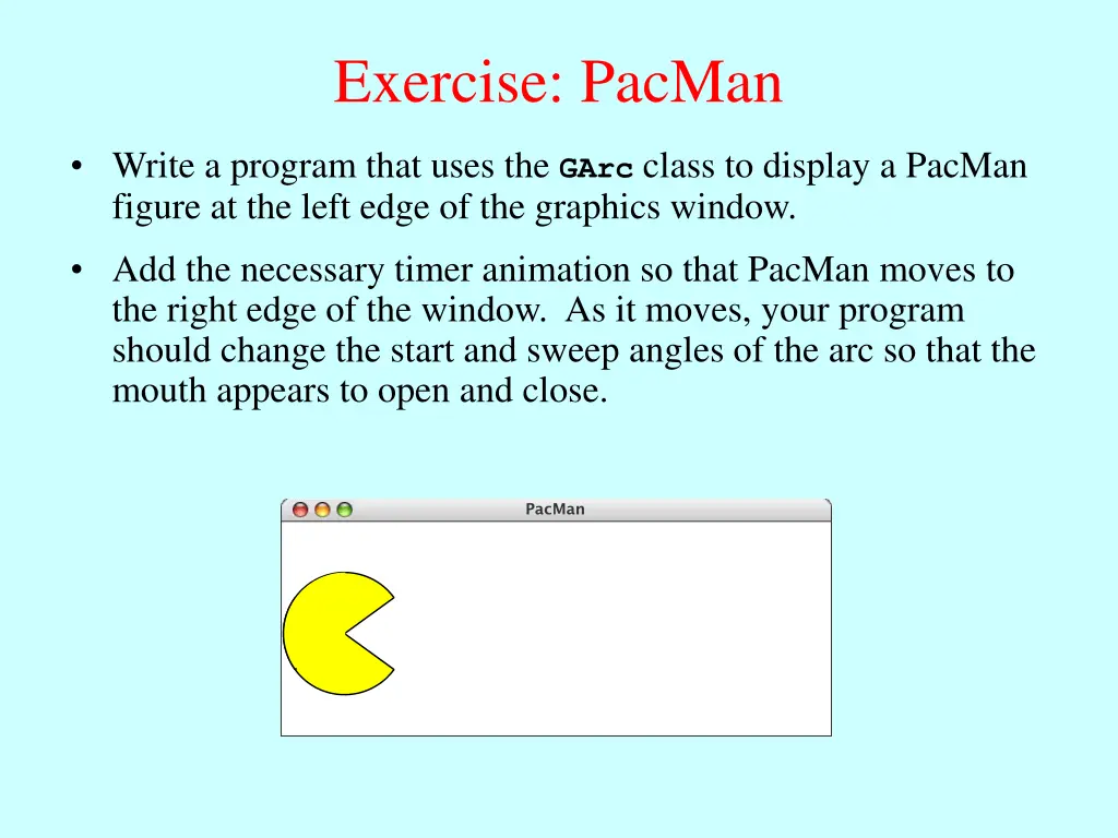 exercise pacman