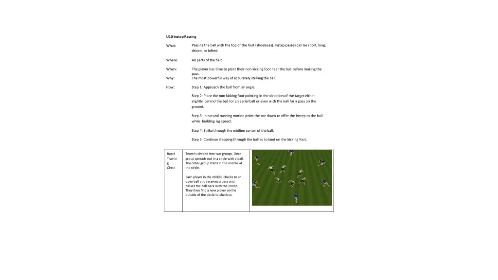 u10 insteppassing