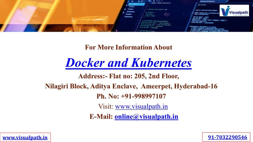 for more information about docker and kubernetes