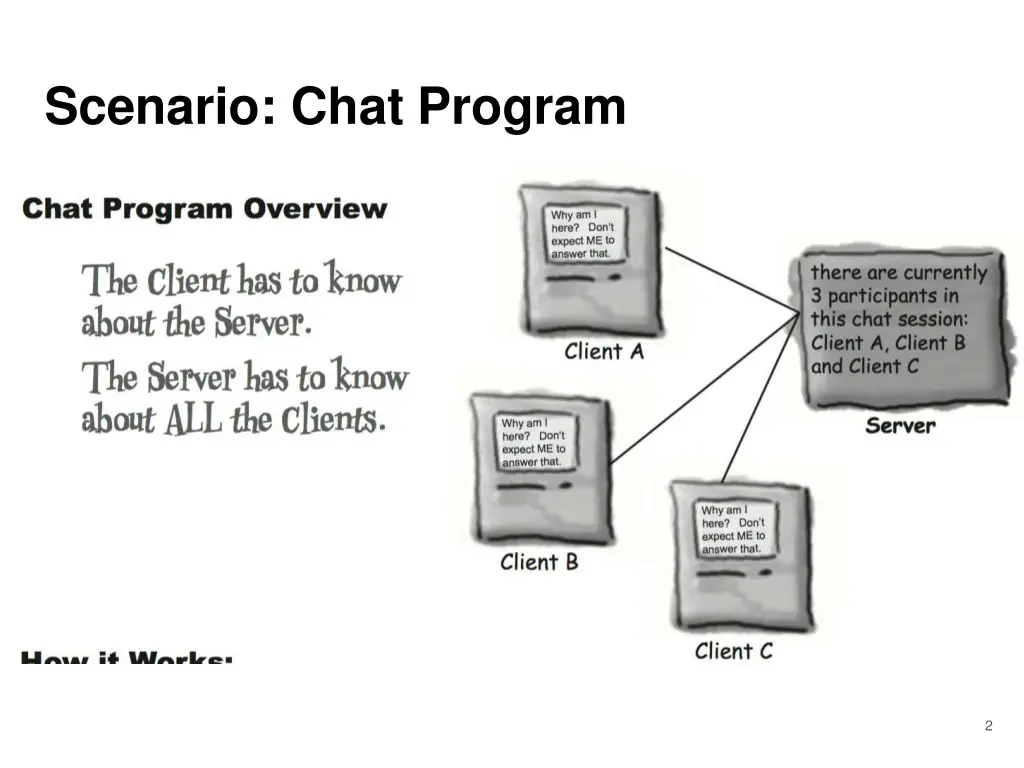 scenario chat program