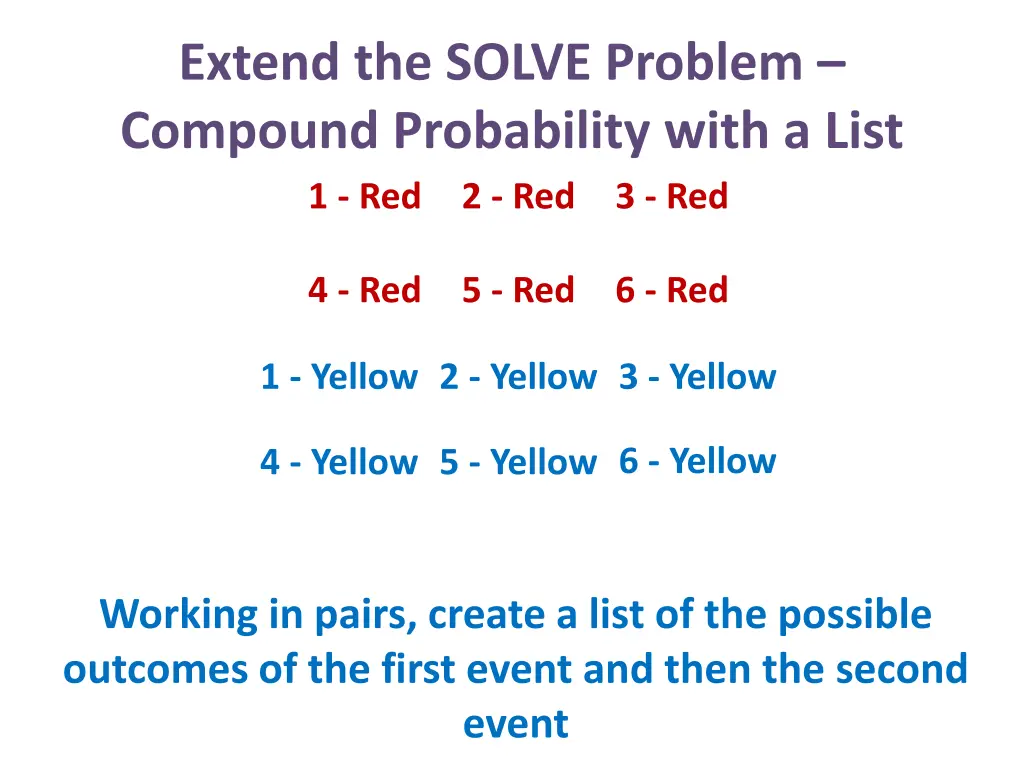 extend the solve problem compound probability 4