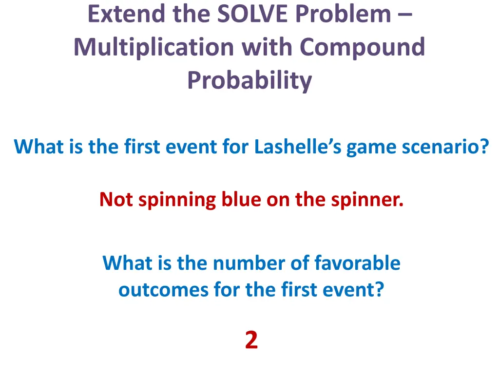 extend the solve problem multiplication with