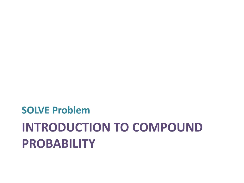 solve problem