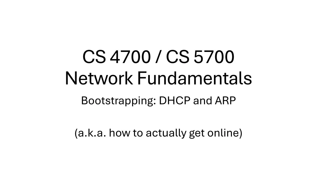 cs 4700 cs 5700 network fundamentals