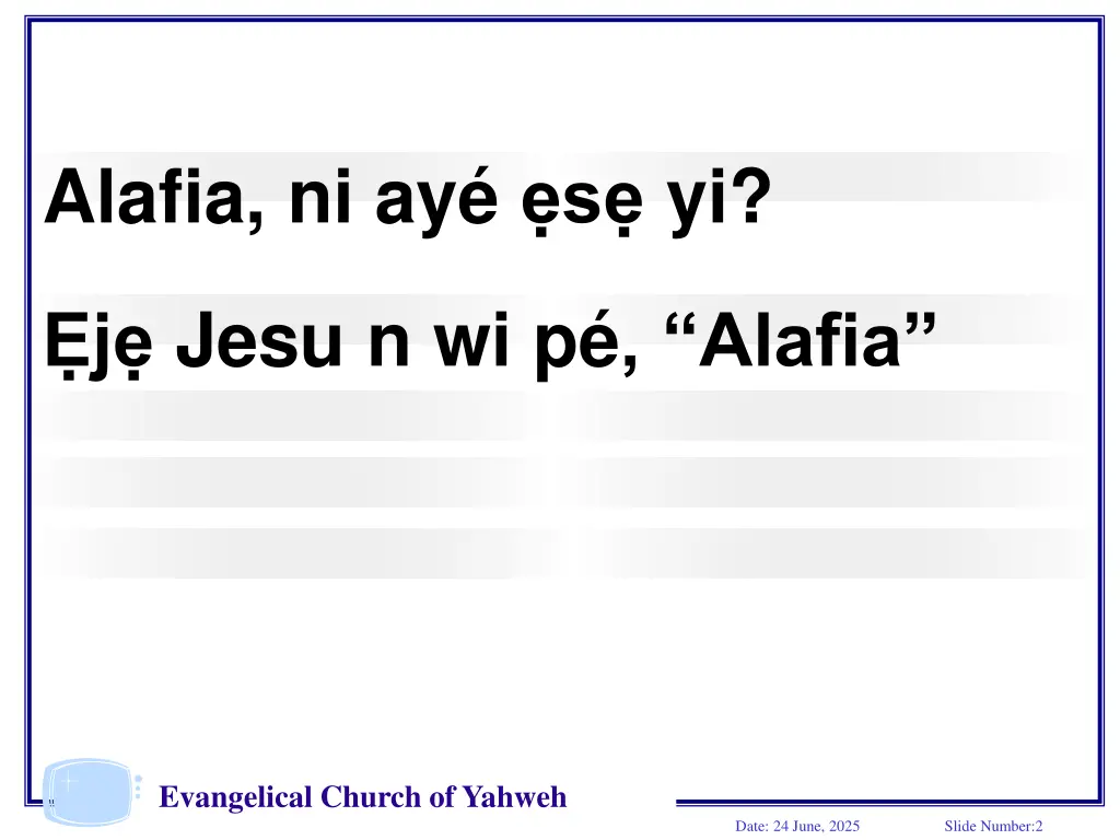 alafia ni ay s yi