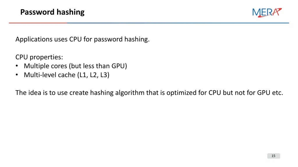 password hashing 1