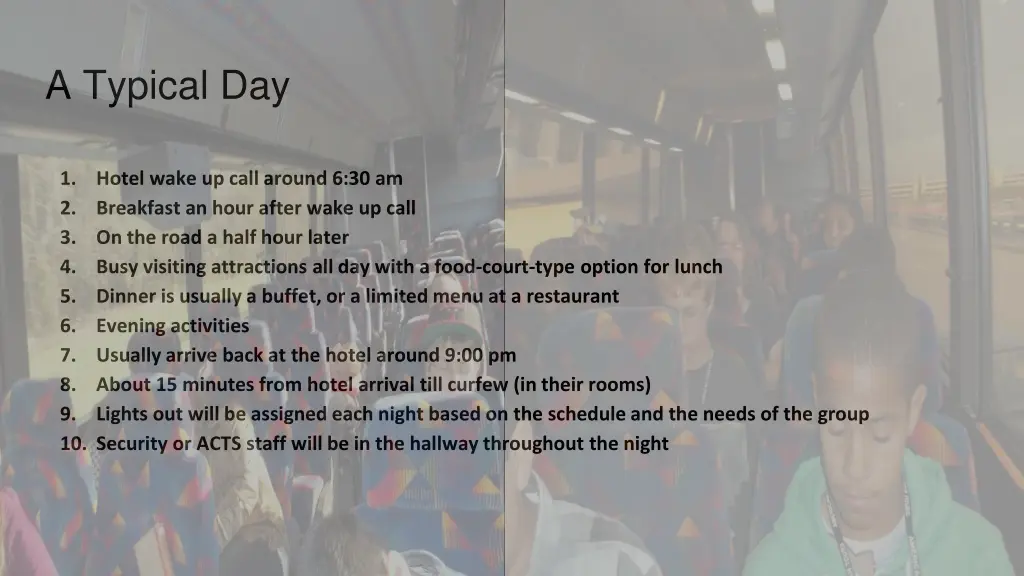 a typical day