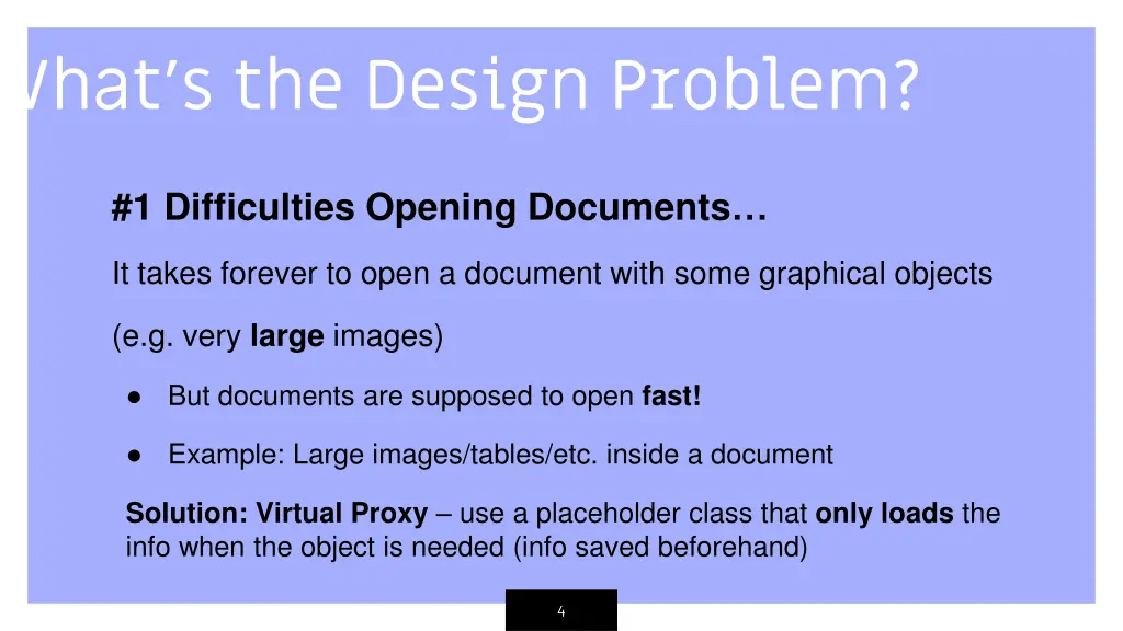 what s the design problem 1