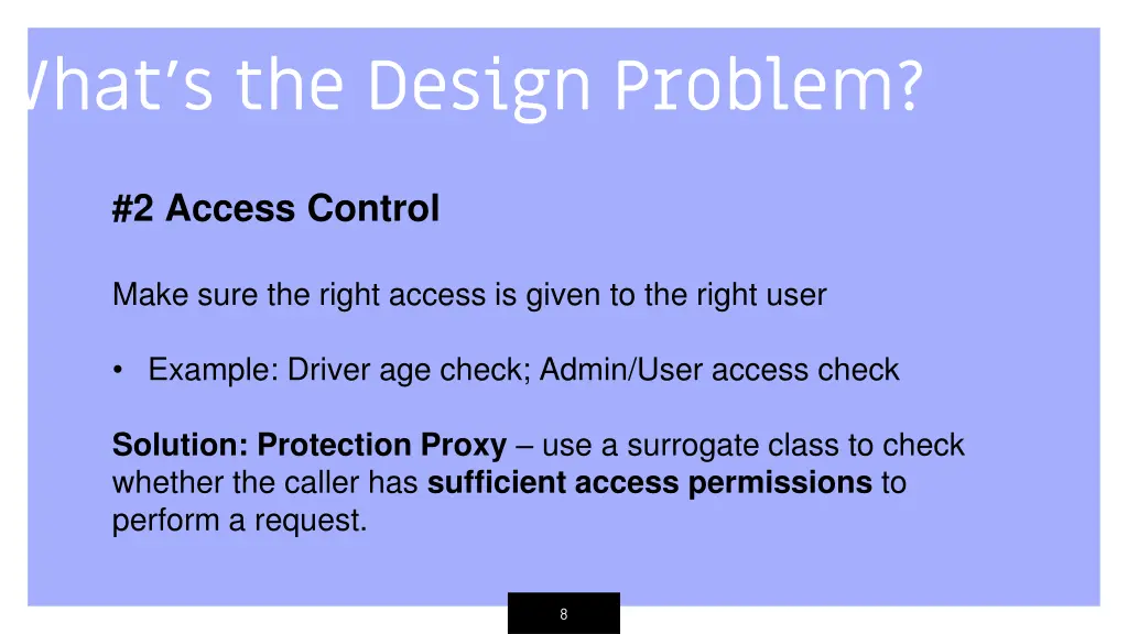 what s the design problem 2