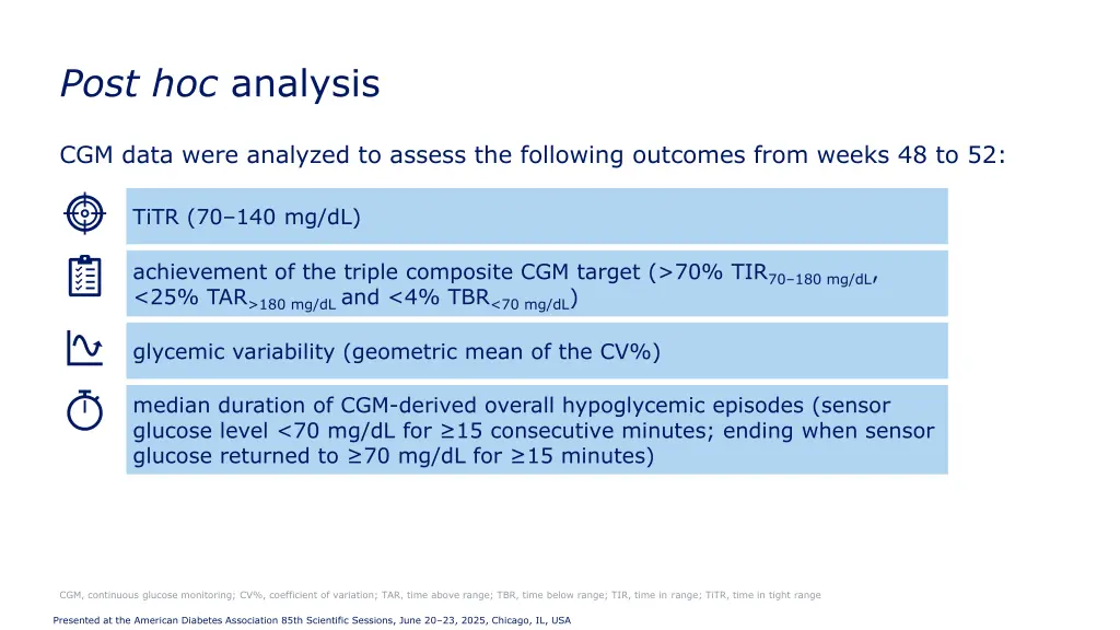 post hoc analysis