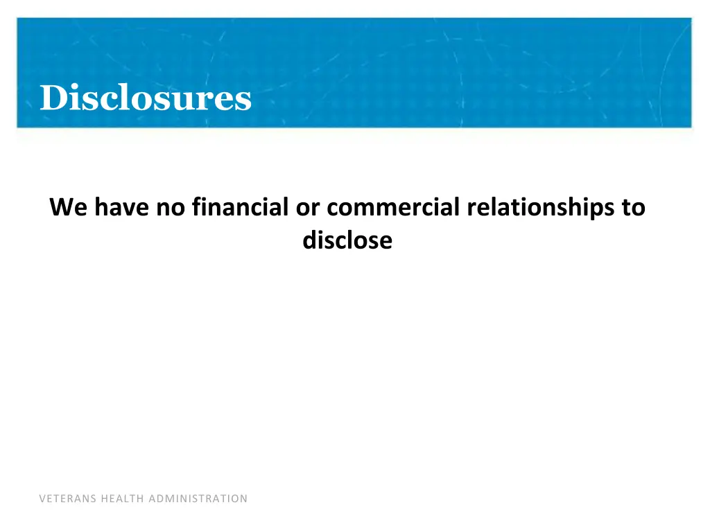 disclosures