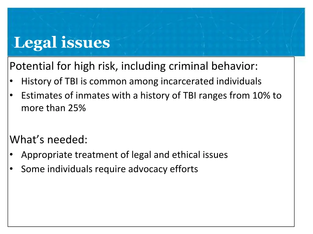 legal issues