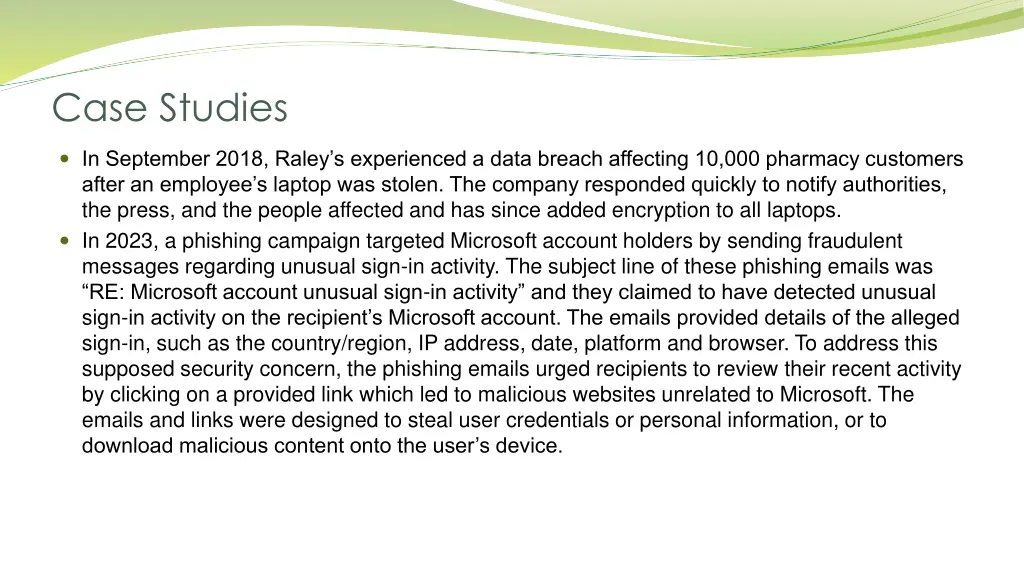 case studies