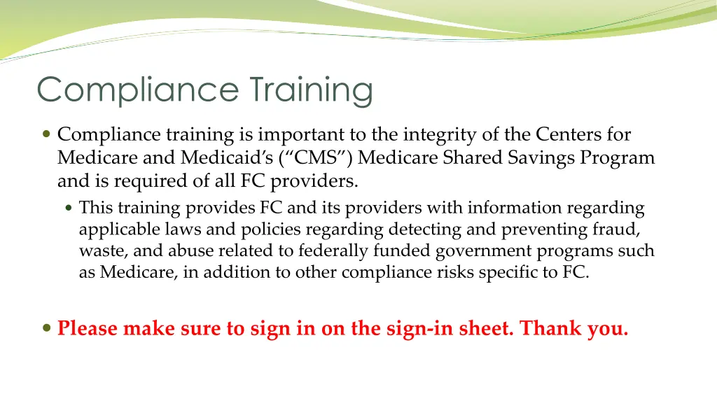 compliance training