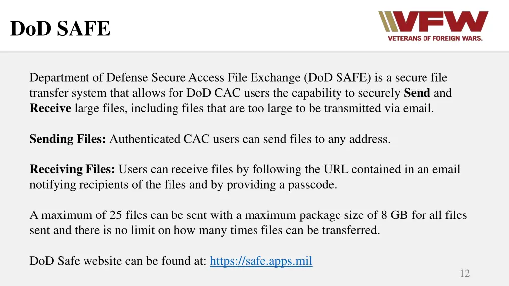 dod safe