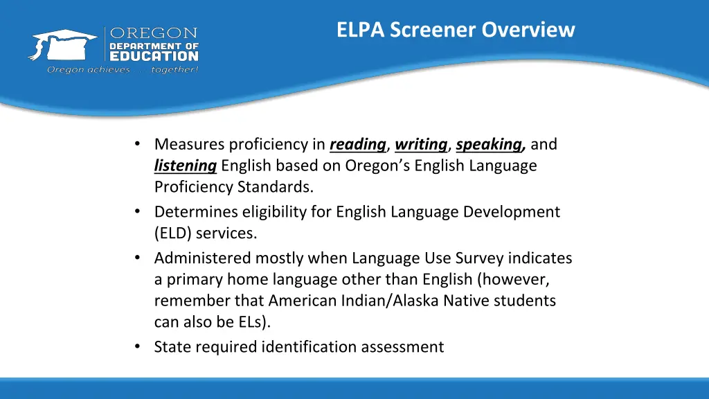 elpa screener overview