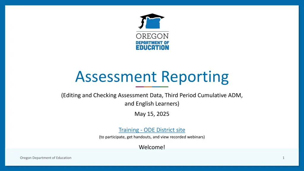 assessment reporting