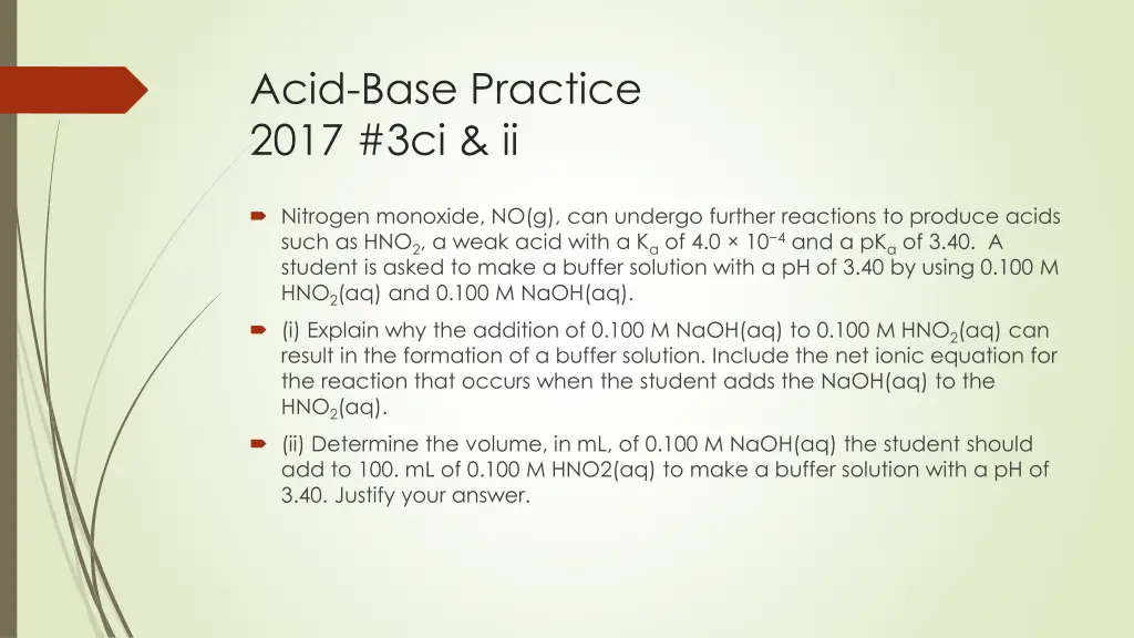 acid base practice 2017 3ci ii