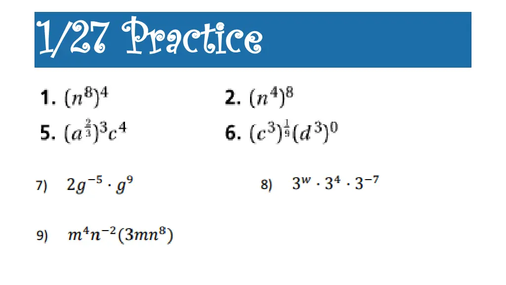 1 27 practice 1 27 practice