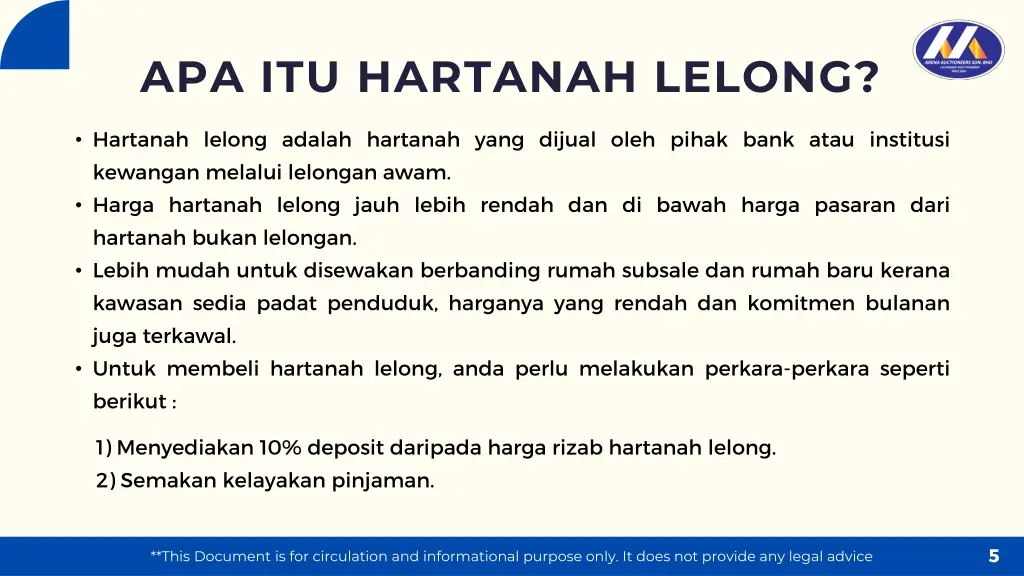 apa itu hartanah lelong