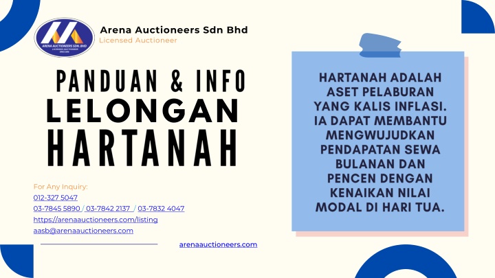arena auctioneers sdn bhd