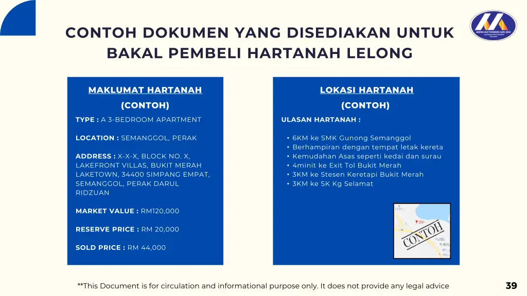 contoh dokumen yang disediakan untuk bakal 2