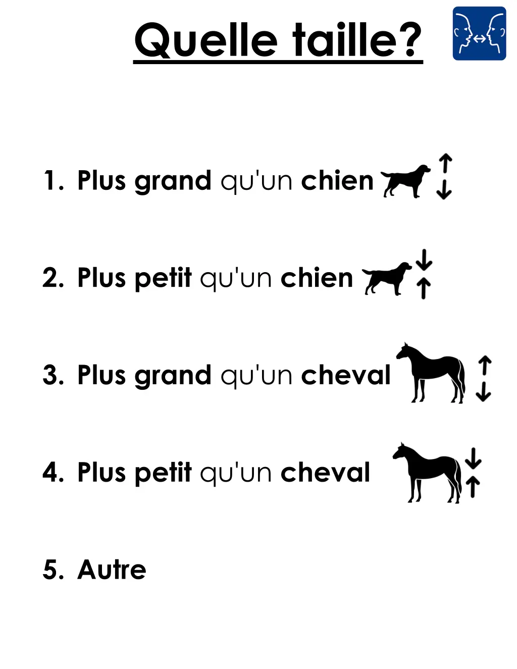 quelle taille