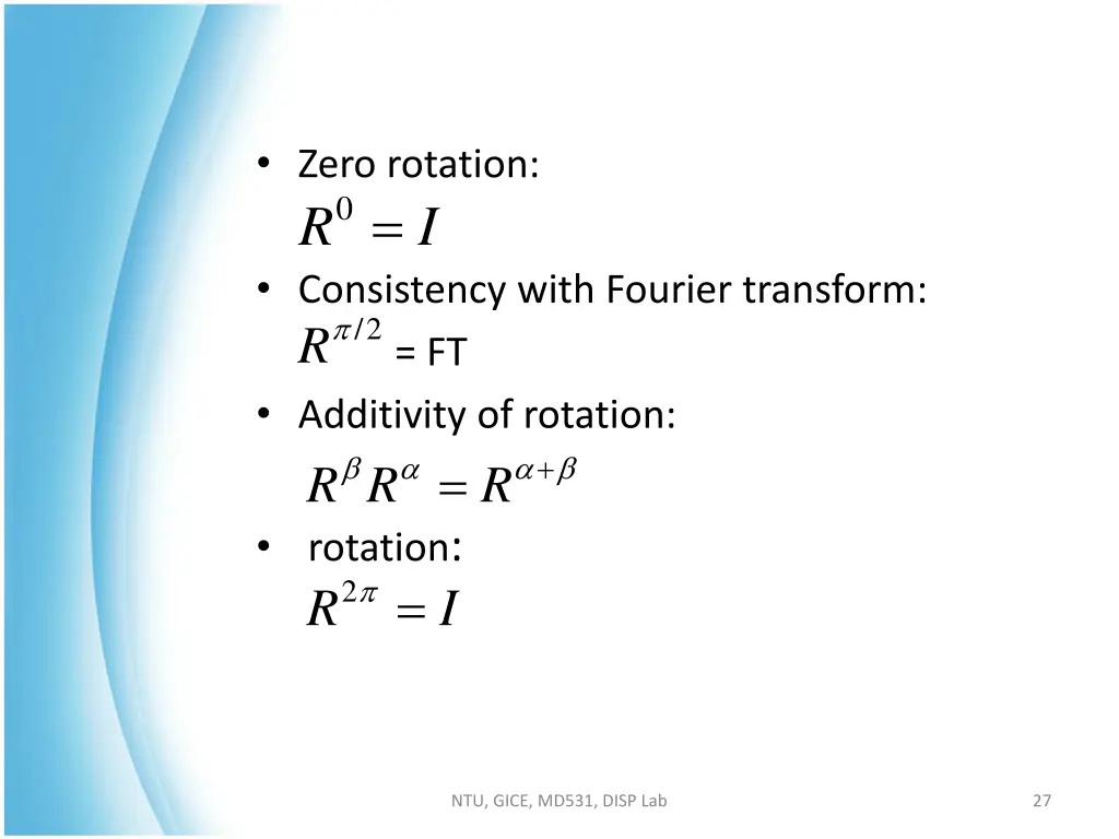 zero rotation 0 r