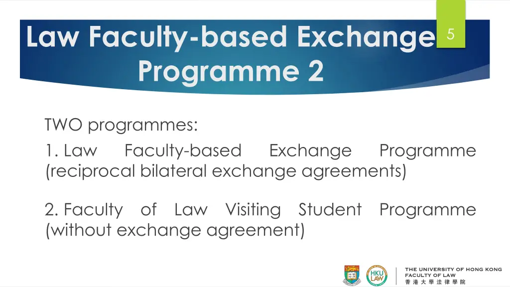 law faculty based exchange programme 2