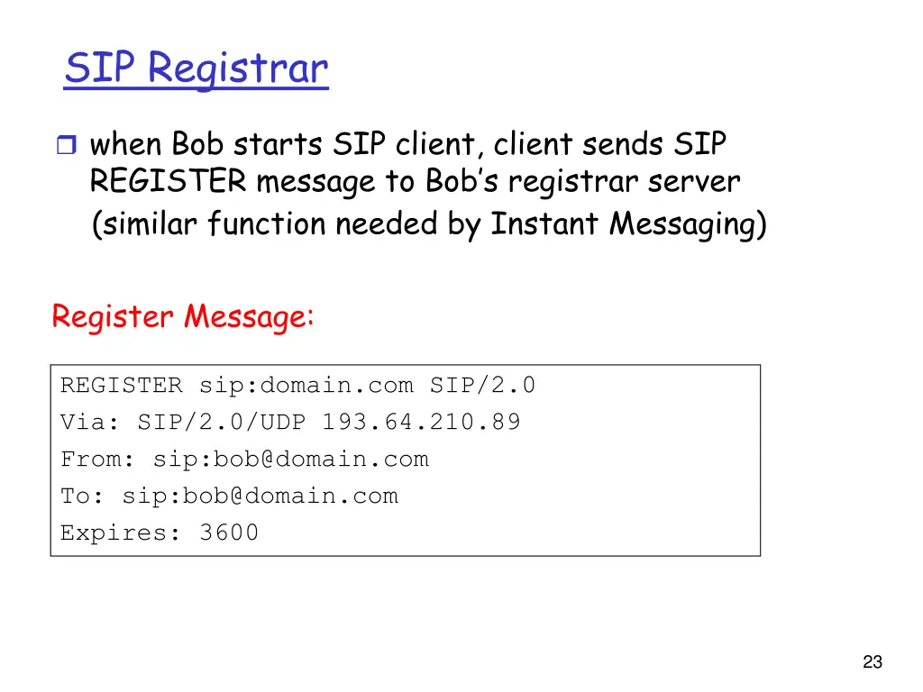 sip registrar