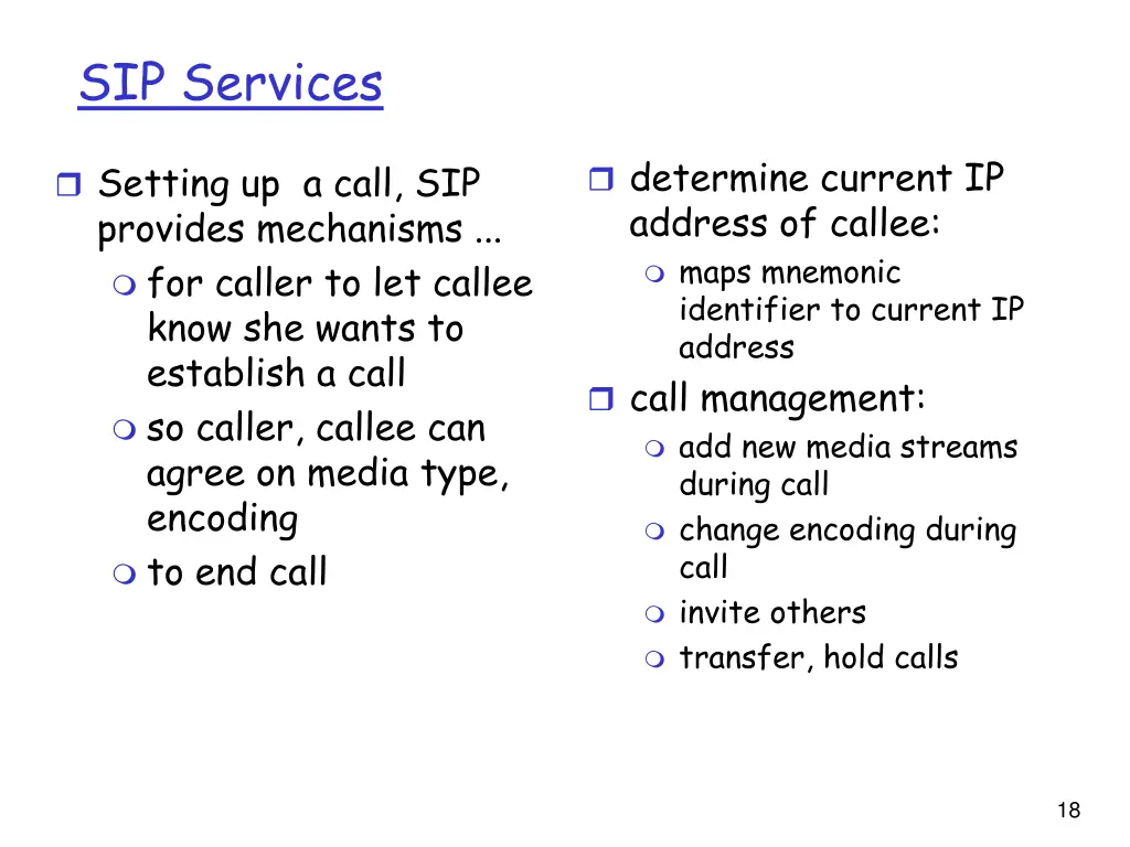 sip services
