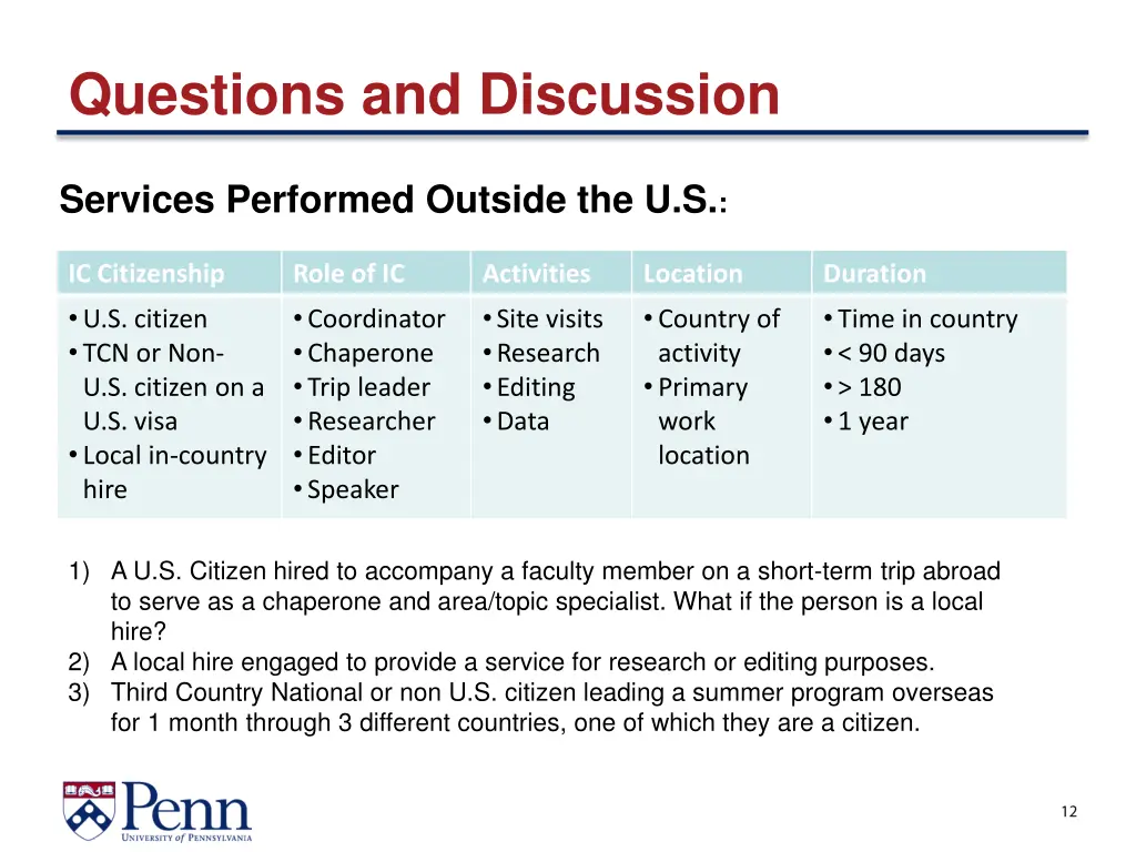 questions and discussion