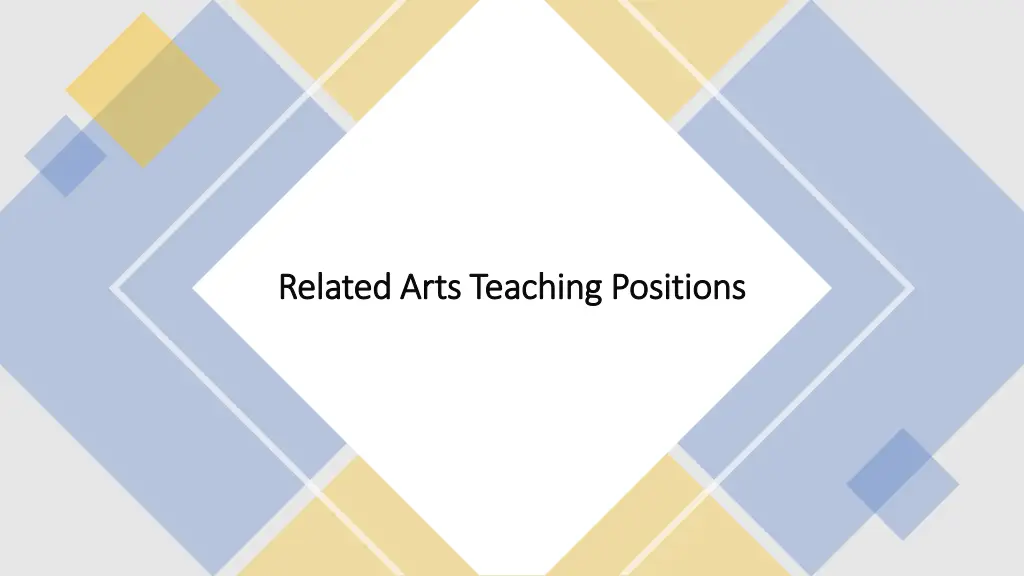 related arts teaching positions related arts
