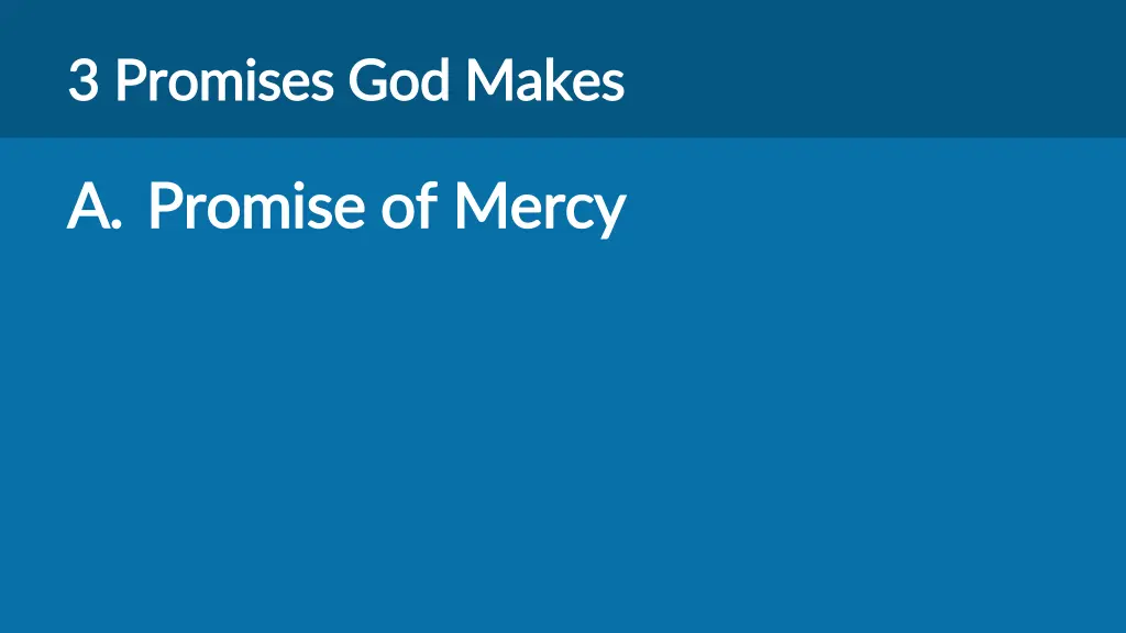 3 promises god makes 3 promises god makes