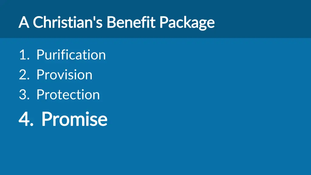 a christian s benefit package a christian 3