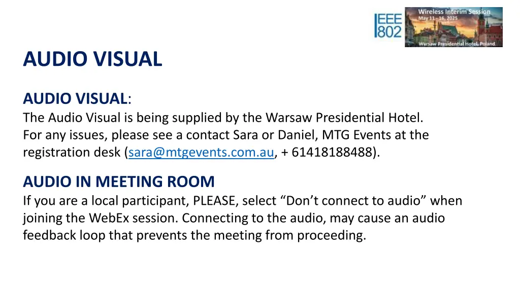 audio visual