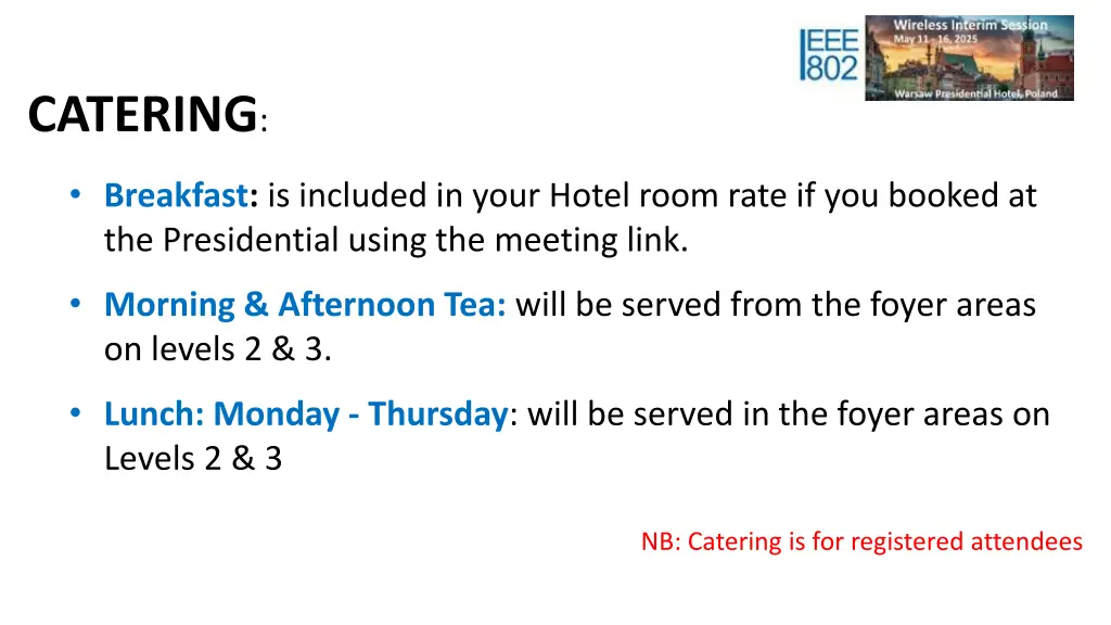 catering