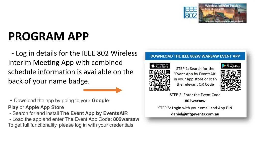 program app