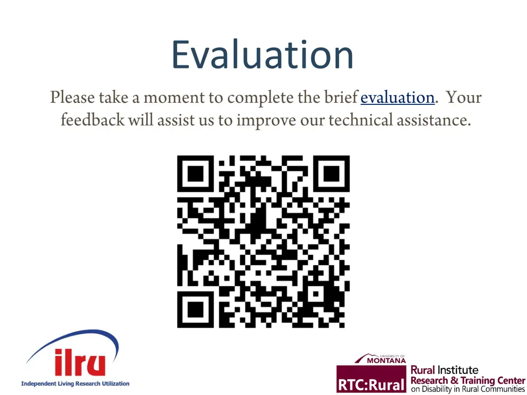evaluation