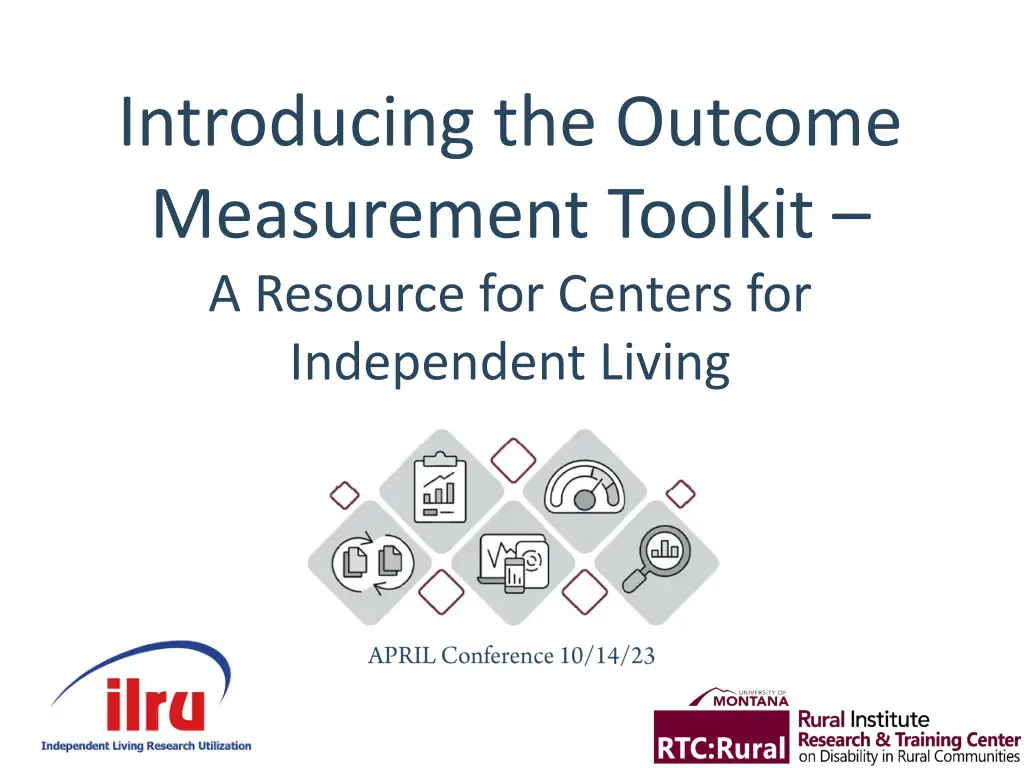 introducing the outcome measurement toolkit