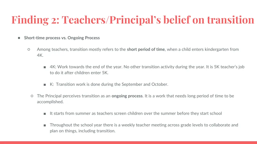finding 2 teachers principal s belief 1
