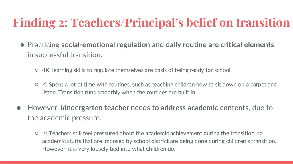 finding 2 teachers principal s belief 2