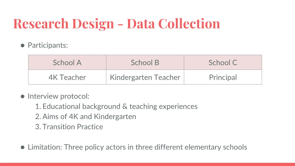 research design data collection